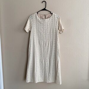 Unbranded Floral Embroidered Midi Dress Made in USA